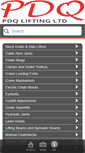 Mobile Screenshot of pdqlifting.co.uk